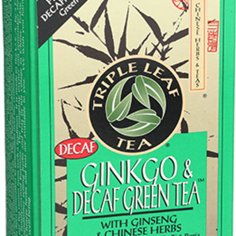Ginkgo and Green Tea Decaffeinated