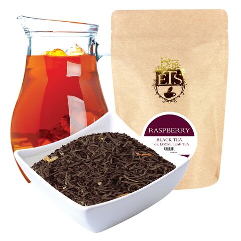 Raspberry Flavored Black Corse Cut Tea
