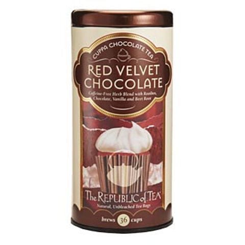 RED VELVET CUPPA CHOCOLATE TEA BAGS