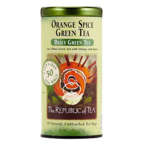 ORANGE SPICE GREEN TEA BAGS