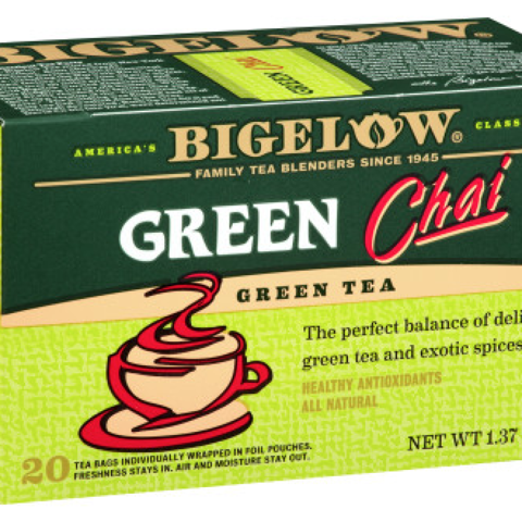 Green Tea Chai tea bags