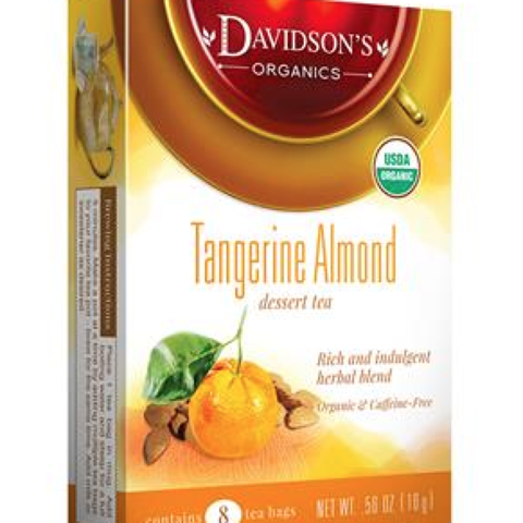 Tangerine Almond Tea Bag