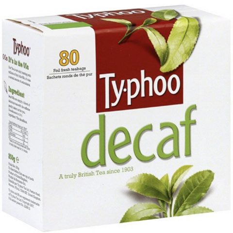 Typhoo Decaf Teabags, 80-count
