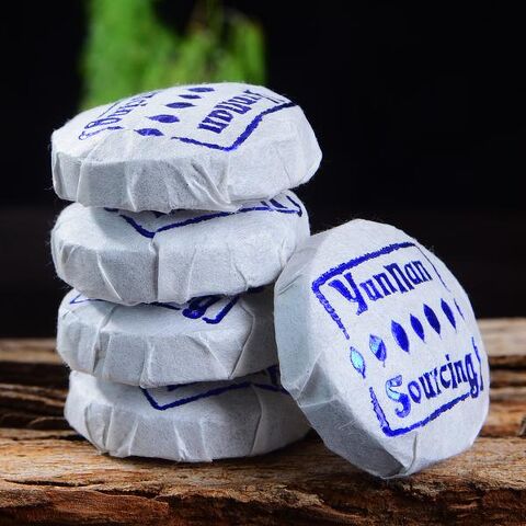 2020 Yunnan Sourcing "Yong De Blue Label" Ripe Pu- 2020 Yunnan Sourcing "Yong De Blue Label" Ripe Pu-