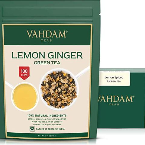 Lemon ginger green tea