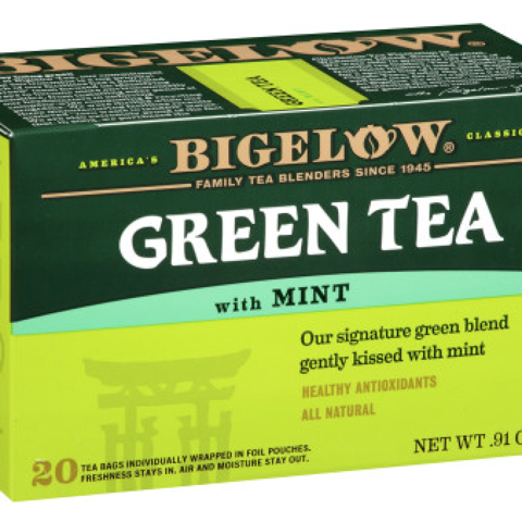 Green Tea with Mint Tea Bags