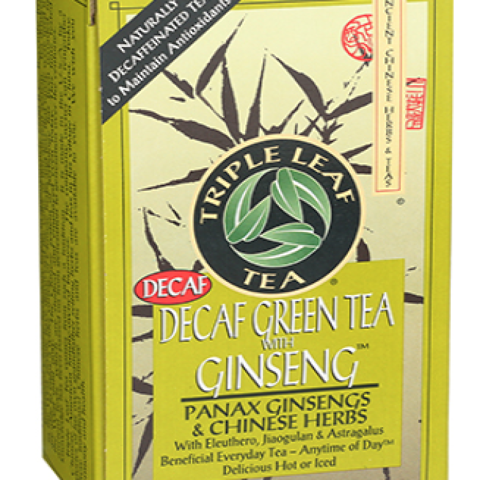 DECAF GREEN TEA WITH GINSENG