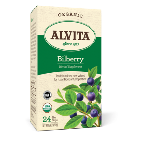 BILBERRY HERBAL TEA BAGS