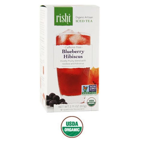 BLUEBERRY HIBISCUS CAFFEINE-FREE ICED TEA