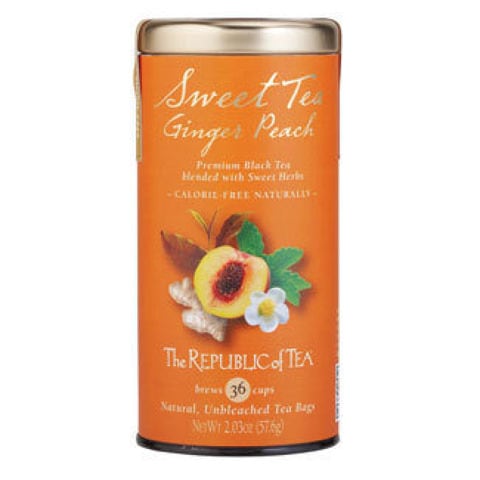 SWEET TEA GINGER PEACH BLACK TEA BAGS