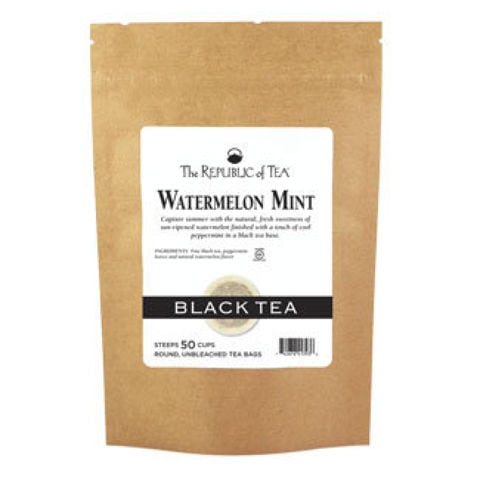 WATERMELON MINT BLACK TEA BAGS