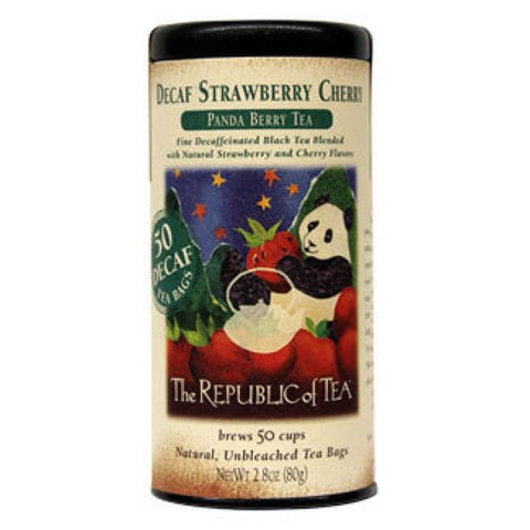 DECAF STRAWBERRY CHERRY BLACK TEA BAGS DECAF STRAWBERRY CHERRY BLACK TEA BAGS