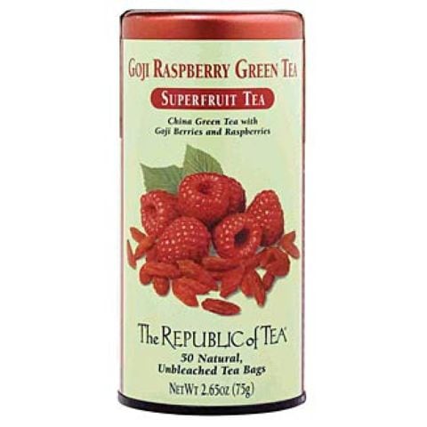 GOJI RASPBERRY GREEN TEA BAGS