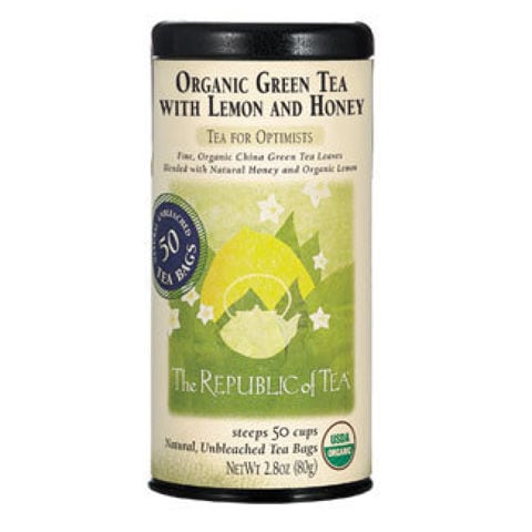 ORGANIC USDA GREEN TEA WITH LEMON AND HONEY TEA BA ORGANIC USDA GREEN TEA WITH LEMON AND HONEY TEA BA
