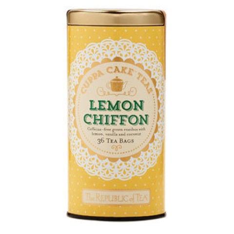 LEMON CHIFFON CUPPA CAKE TEA BAGS LEMON CHIFFON CUPPA CAKE TEA BAGS