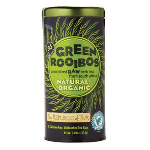 100% ORGANIC NATURAL GREEN ROOIBOS TEA BAGS