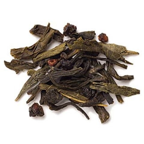 BLACK RASPBERRY GREEN TEA FULL-LEAF