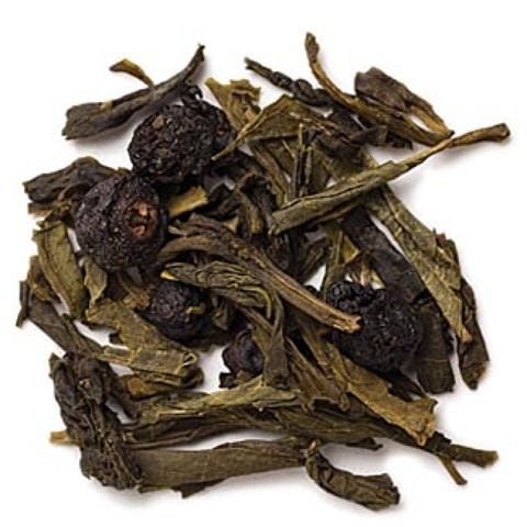 BLUEBERRY GREEN TEA FULL-LEAF