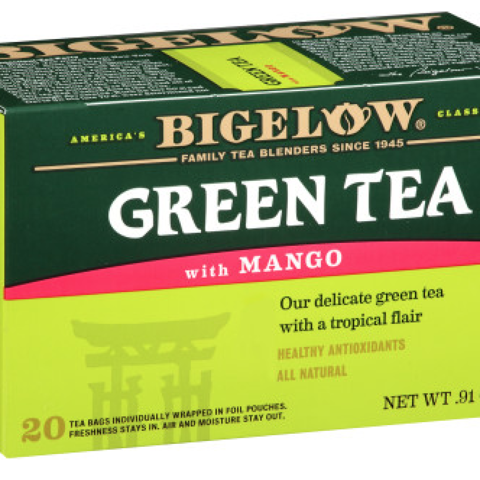 GREEN TEA WITH MANGO TEA BAGS