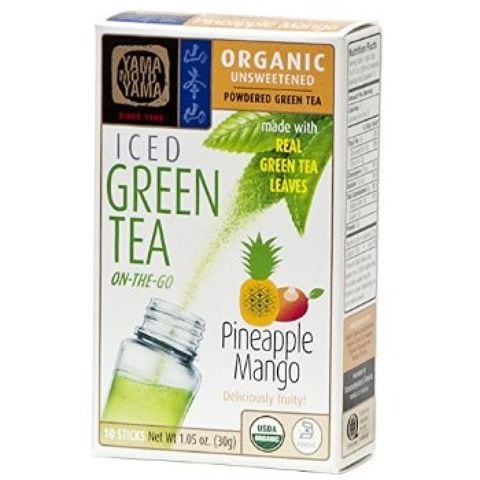 ORGANIC PINEAPPLE MANGO GREEN ICED TEA POWDER