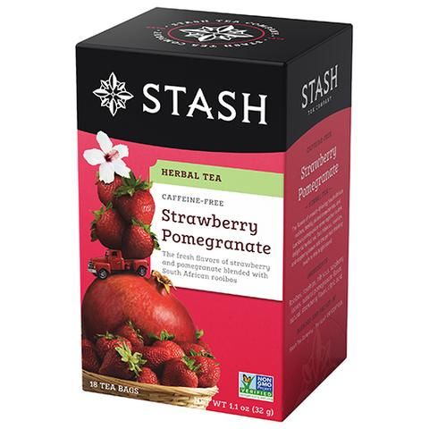 Strawberry Pomegranate Red Herbal Tea