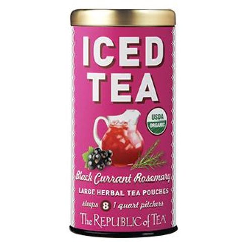 Organic Black Currant Rosemary Iced Tea Organic Black Currant Rosemary Iced Tea